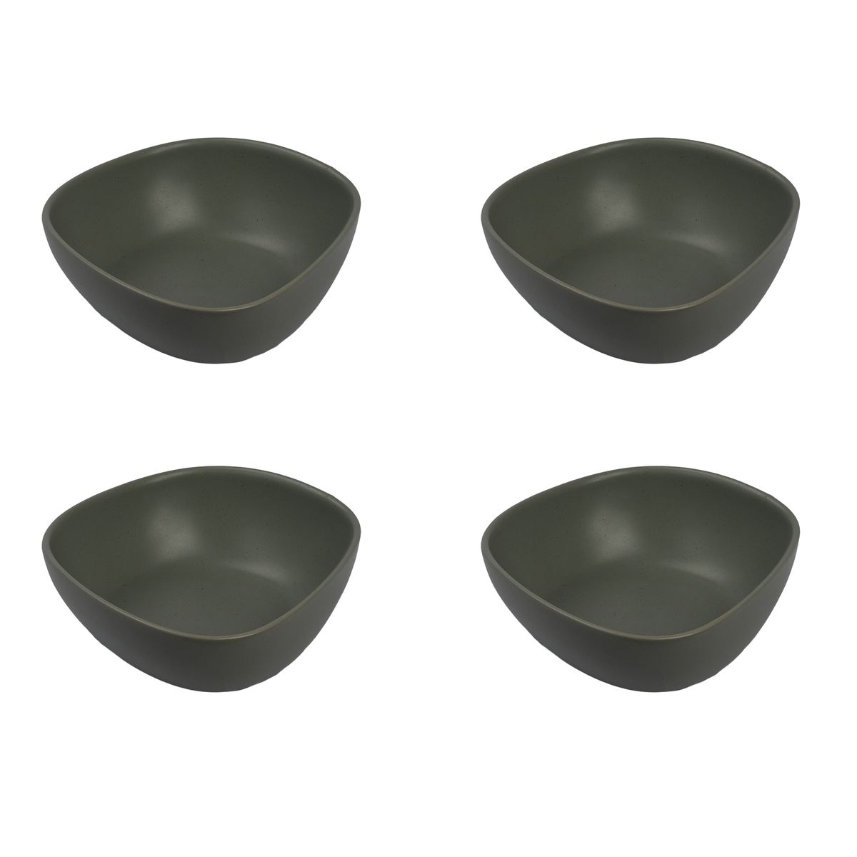 4 Pieces Of Unique Slant Shape Stylish Ceramic Dish Bowl Set | Buy