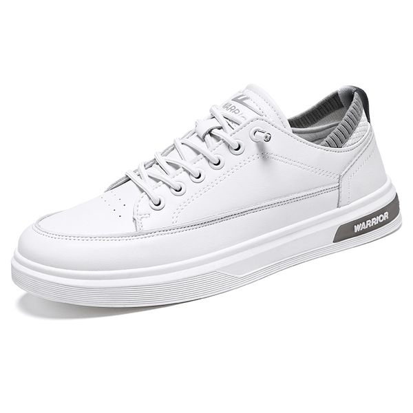 Sneakers For Men - Warrior Shoes - Faux Leather Casual Tekkies - 1537M