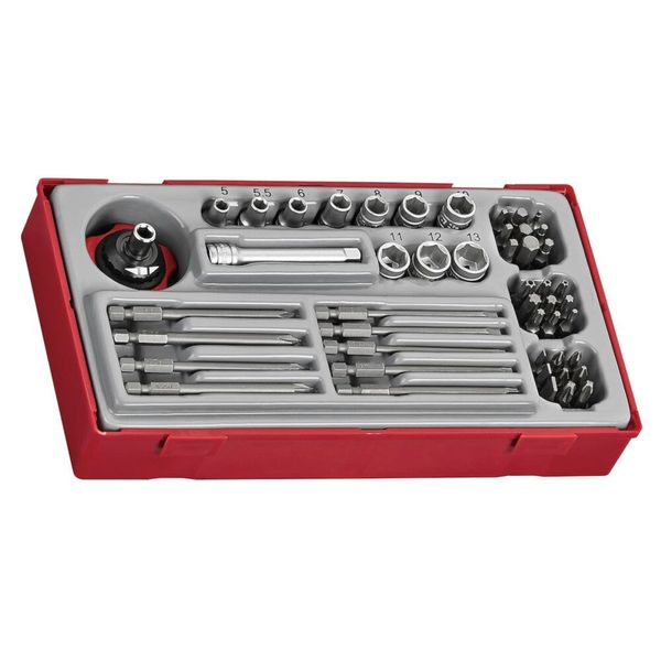 TengTools - 48 Piece 1/4inch Drive Socket Set - TT1448