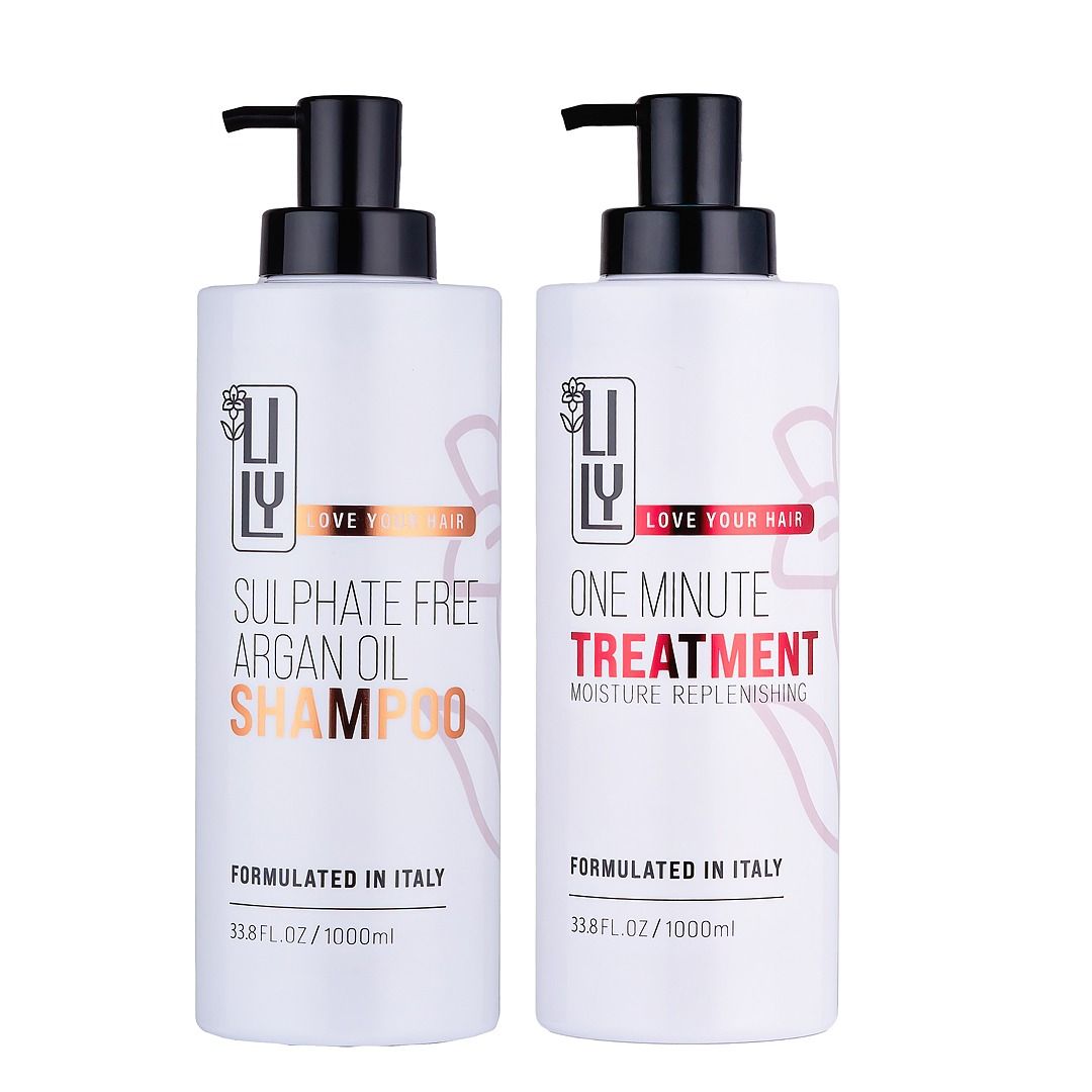 Moroccan Argan Oil - Twin Pack - Shampoo + Conditioner 1 Litre