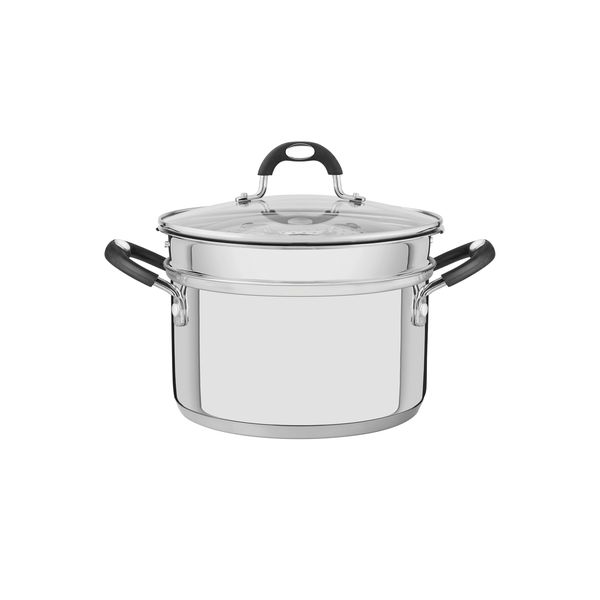 Tramontina Solar Silicone stainless steel cookware set, 2 pc set