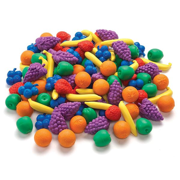EDX Education Multi-Coloured Fruit Counters: 108 Pieces