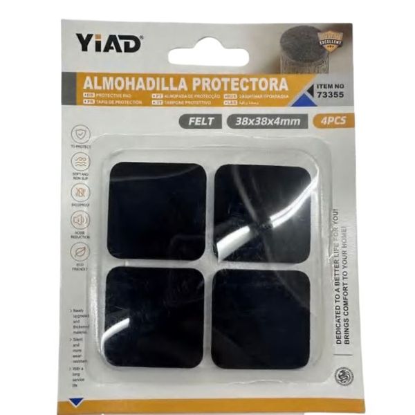 YiAD Square Shaped Protective Floor Pads YD73355 - 4 Piece