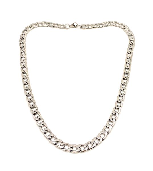 Fabulae Mens Thick Stainless Steel Chain, Barry