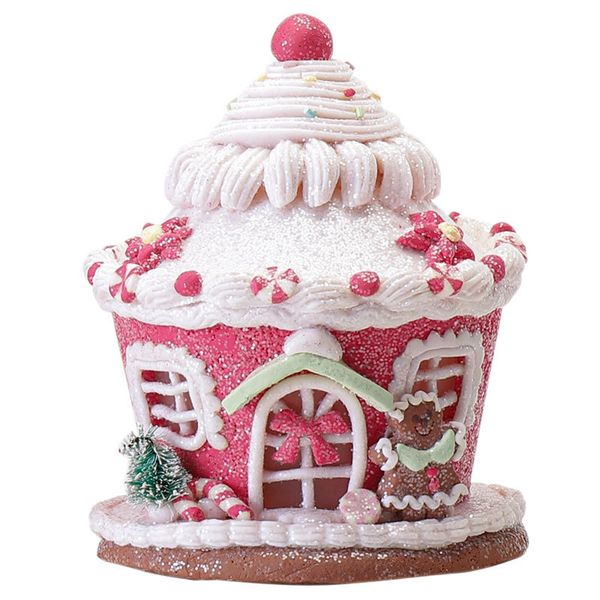 LED Christmas Gingerbread House Light Up House Gingerbread Decor Christmas