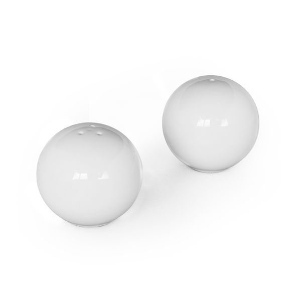 Eetrite Round Salt &amp; Pepper Set White
