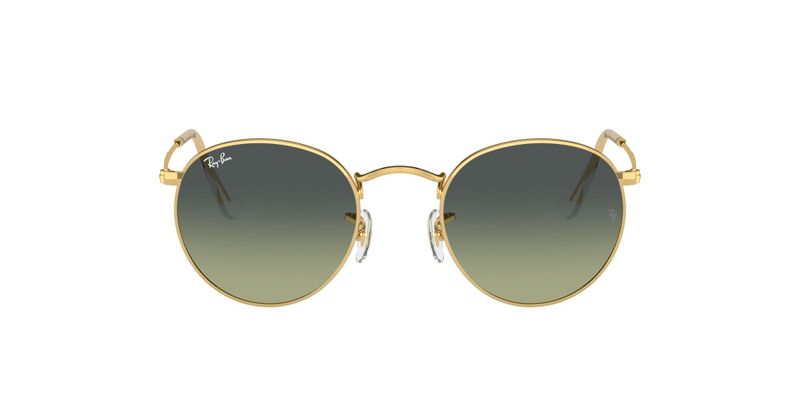 Ray-Ban Round Metal Sunglasses RB3447 001-BH 53
