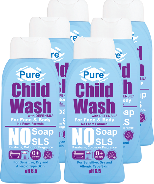 Pure Child Wash - 6 x 400ml