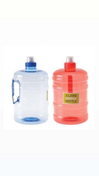 Pair of 2L Water Bottles with Handles
