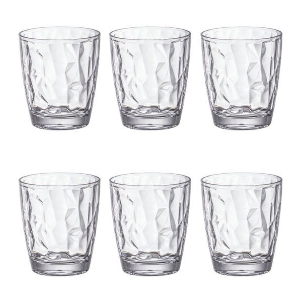 Seco Tumbler 380ml Clear Polycarbonate (Pack of 6)