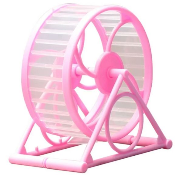 Pet Hamster Silent Running Exercise Wheel With Stand - 14.5cm