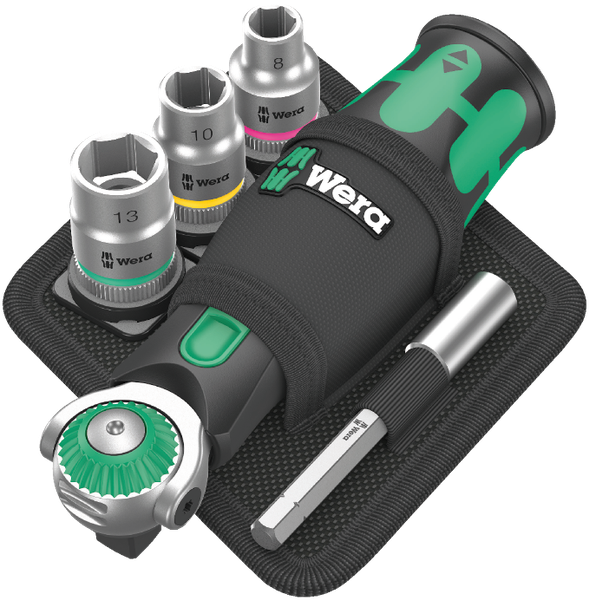 Wera Zyklop Pocket Set 2 - Ratchet and Bit Ratchet Screwdriver Set