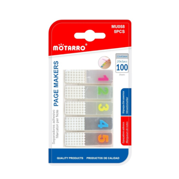 Motarro Page Markers 20x5 PCS