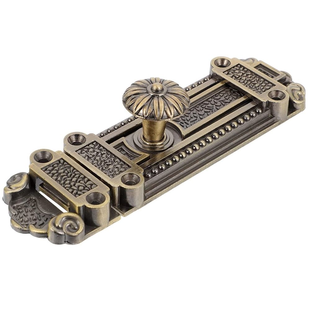Door Security Heavy Duty Door Zinc Alloy Vintage Sliding Lock
