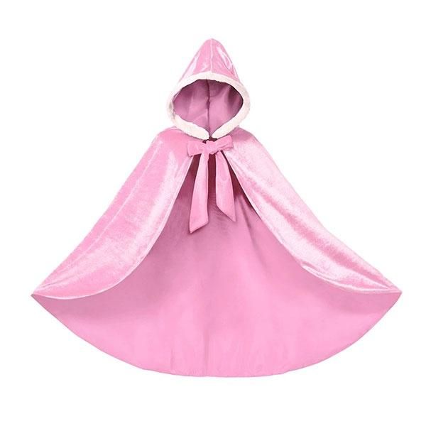 Pink Princess Cape with Hood