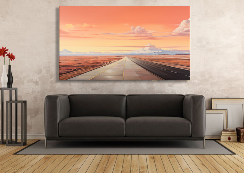 Canvas Wall Art - Highway Horizons Abstract - IM1123