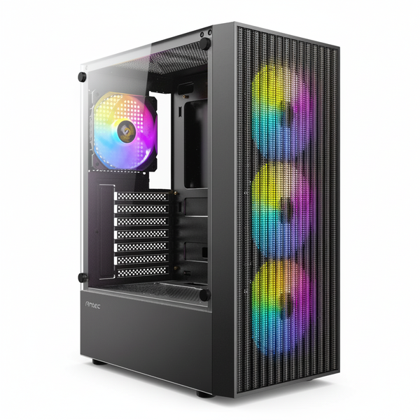 Antec RGB Mid-Tower Gaming Chassis for ATX, Micro-ATX, Mini-ITX