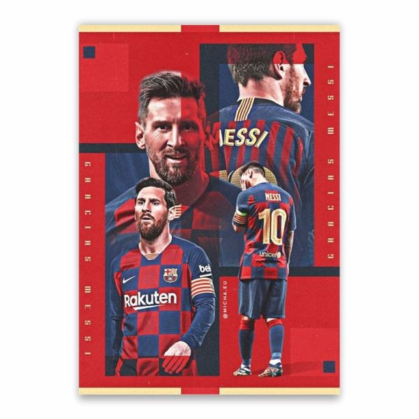 Messi Thank You Barcelona Poster - A1