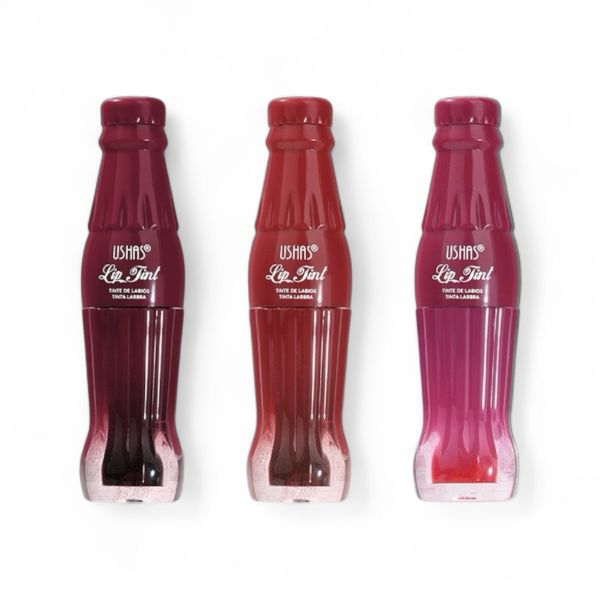 Set of 3 - Ushas Lip Tint Stain Long Lasting Lip Stick Gloss