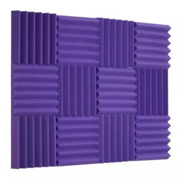 24 Pack Purple Acoustic Foam Soundproofing Wall Panels