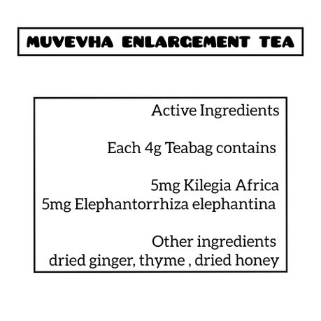 Muvevha Penis Enlargement Tea from Venda Limpopo Sausage Tree