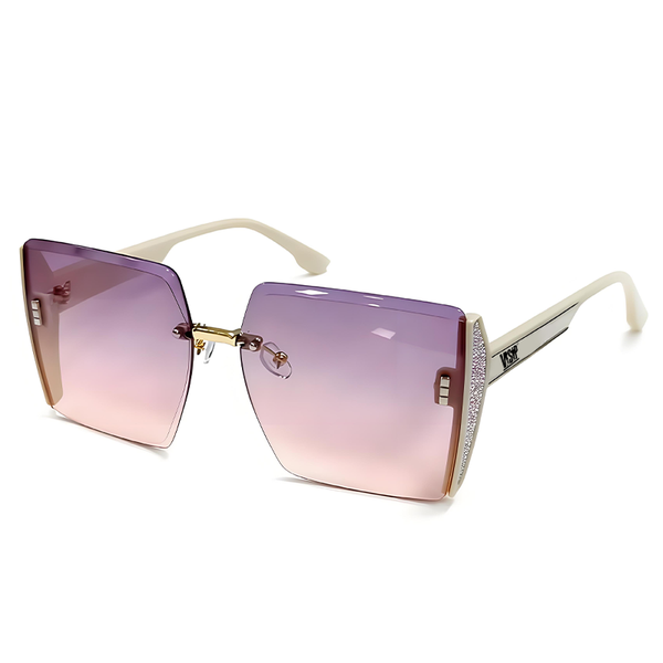 Women's Oversized Gradient Sunglasses - Fashion Square UV Protection Shades