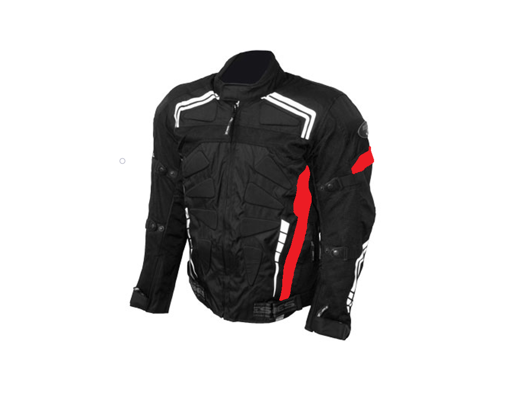 Yes Bike Textile Motorcycle Riding Jacket Red | Shop Today. Get it ...