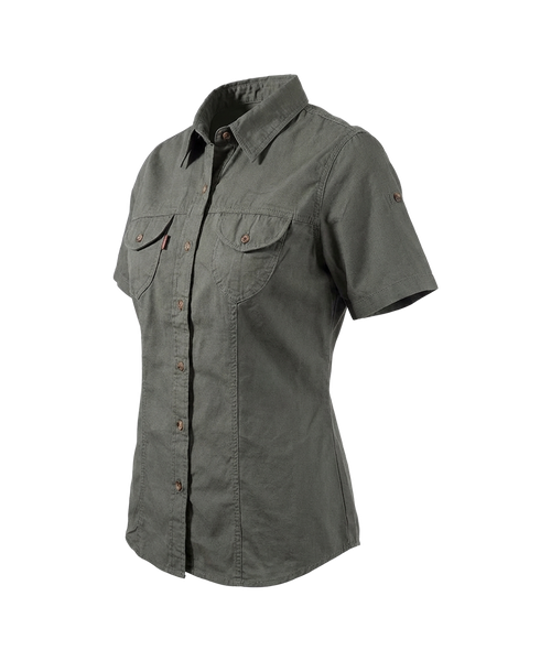 Salty - Women's Safari Shirt - Olive