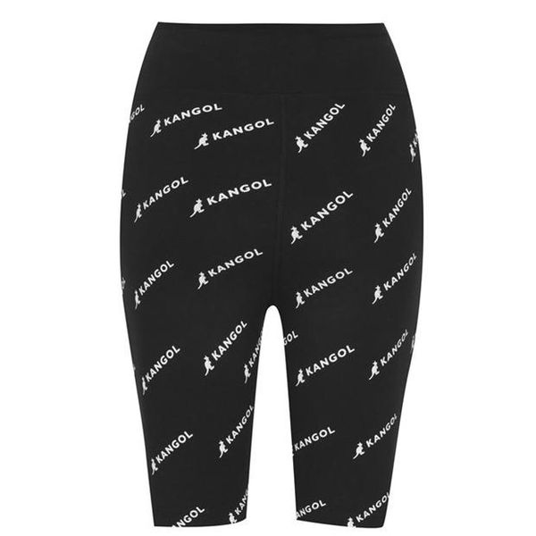 Kangol Ladies Cycle Shorts - Black AOP - Parallel Import