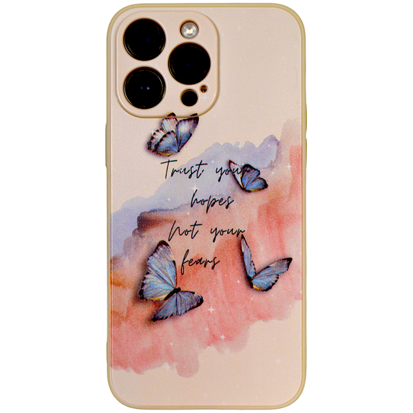 Beige - Phone Case with Trust Your Hopes &amp; Pro Cam - Iphone 14 Pro Max