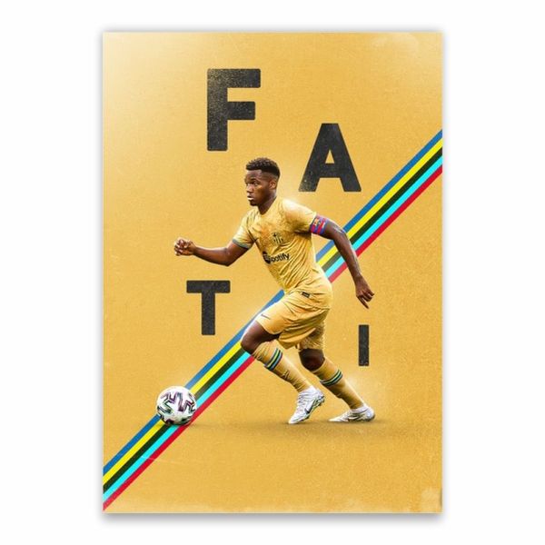 Ansu Fati Barcelona Poster - A1