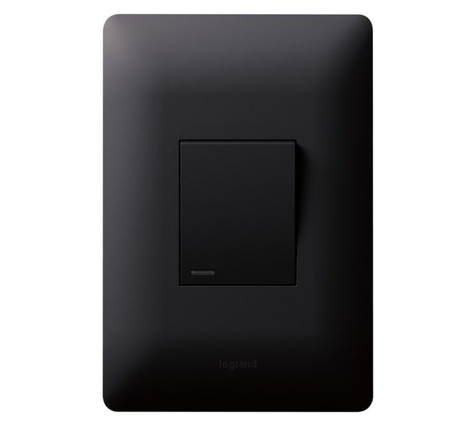 Lever Intermediate Switch Black 100 x 50 mm