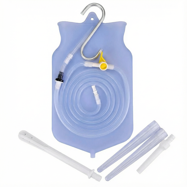 Healing Enema Bag Kit for Colon Cleansing Home Use Complete Irrigation Set