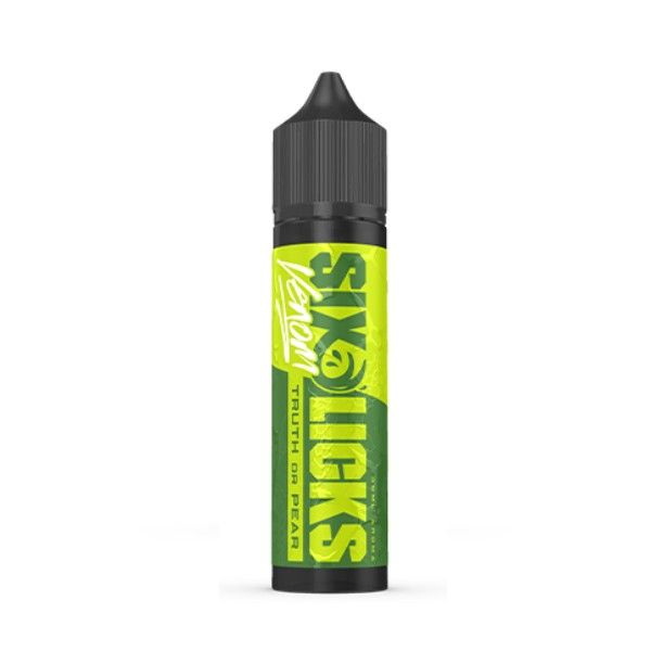 Six Licks Venom Salt/MTL Vape DIY Longfill Flavour (15to30ml)-Truth Or Pear