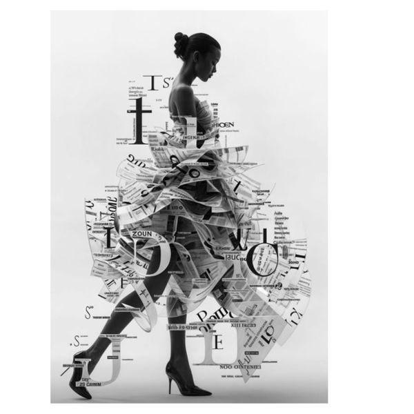 Fashion Is A Language - A1 Poster