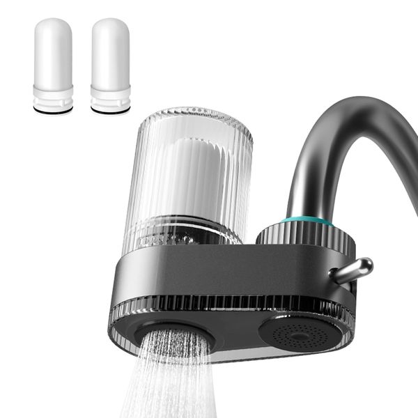 Water Filter for Sink Faucet with 3 Filters