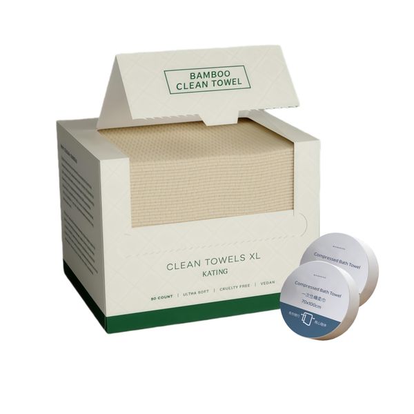 Thickened Disposable Bamboo Fiber Face Towel With Compressed Bath Towel