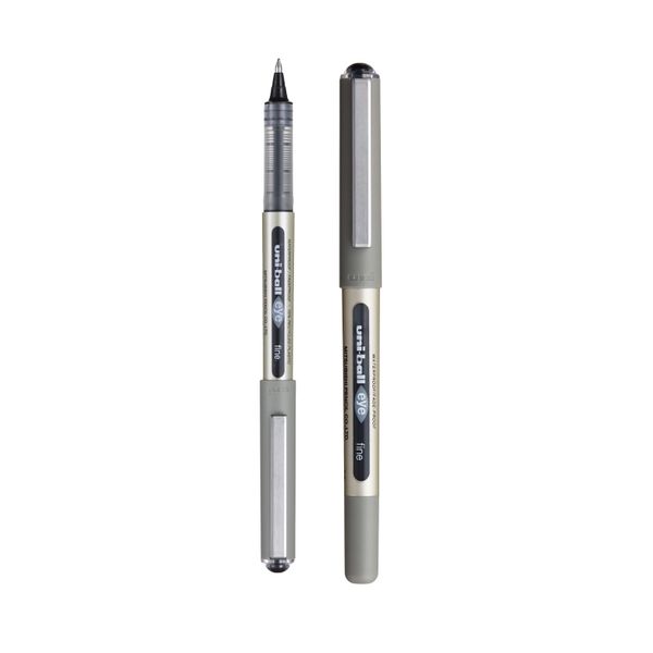Uni Rollerball, UB-157 Eye Fine (0.7mm), Black, Pack of 2
