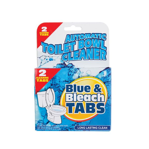 Toilet Freshener - Cistern Block - Blue &amp; Bleach - 50g - Pack of 2