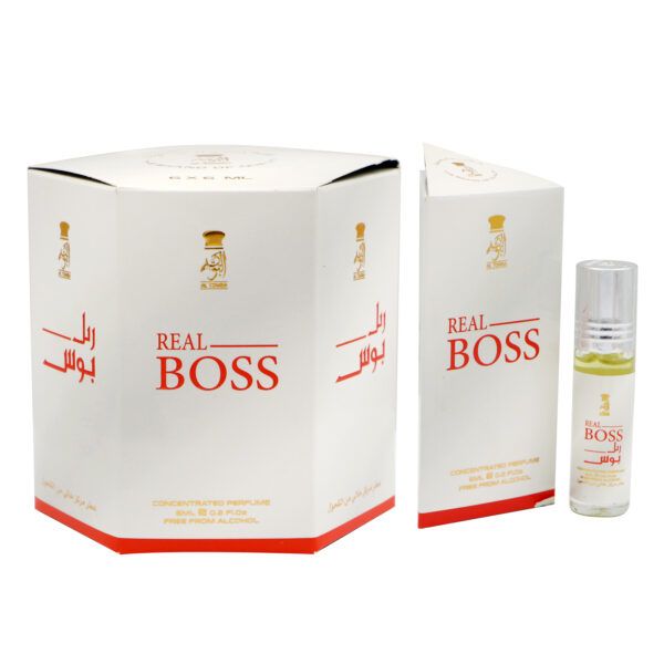 Al Towba Real Boss Roll-On Perfume Oil (6 x 6 ml )