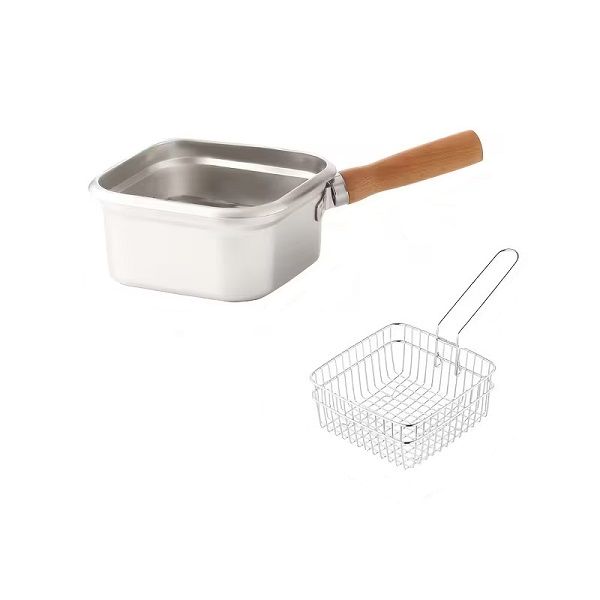 Stainless Steel Square Deep Fryer