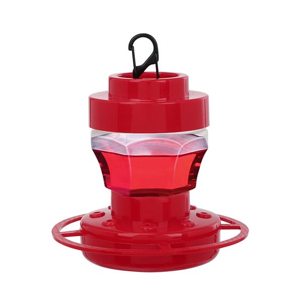 Outdoor Red Detachable Hanging Hummingbird Feeder