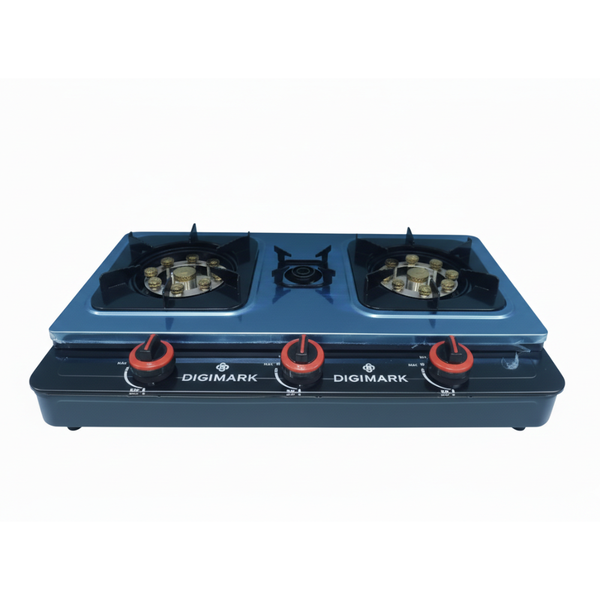 DIGIMARK Gas Stove - 3 Burner - DGM-7063 - Blue