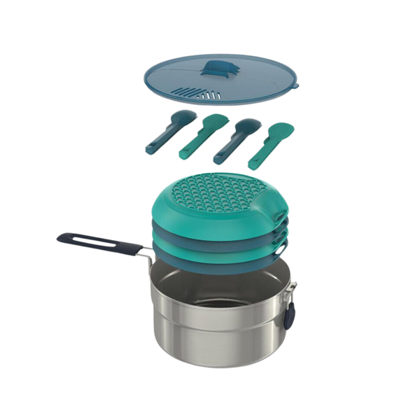 Quechua Hiker's Camping 4 Person Cooking Set (2.6 L)