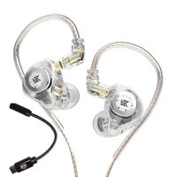 KZ EDX Pro Wired Earphone In-ear with Mic Crystal