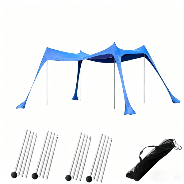 4 Person Beach Tent - Navy
