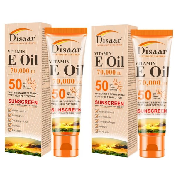 Pack of 2 Vitamin E Oil Sunscreen SPF50 (50 ml each)