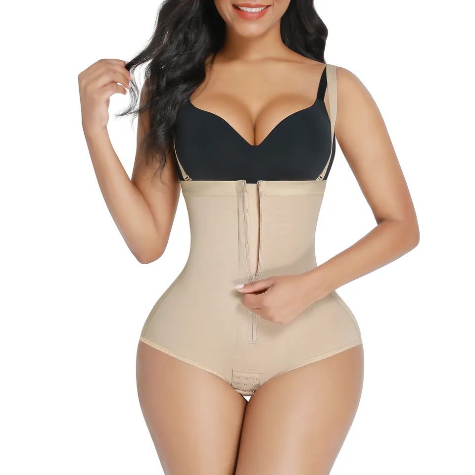 Ultra High Waist Tummy Compression Thong Shapewear Full Panty Crotchless | Shop Today. Get it