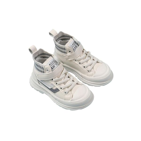 Children's Round Toe Rubber Sole Ankle Boots