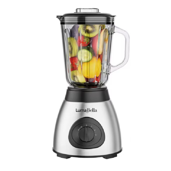 Luma Bella Glass 1.5L Stainless Steel Blade Jug Blender